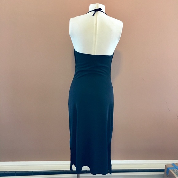 Sexy Black Dress with Shimmer - Picture 3 of 6